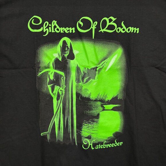 Children of Bodom Hatebreeder Album Heavy Metal Band Tee Large - Picture 2 of 4